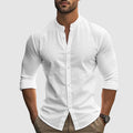 Leichtes Leinen Sommerhemd Herren Baumwolle Casual