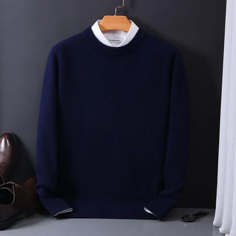 Reiner Kaschmir Pullover Herren Strickpullover Elegant